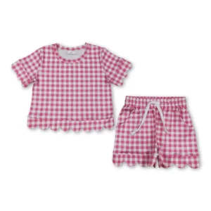 Girls Short Sleeve Top and Short Set